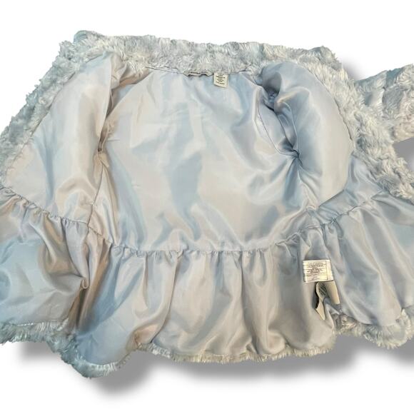 Calvin Klein Jeans Girls Size 3T Coat Jacket Faux Fur Button Down Dress Up Gray - Picture 8 of 11